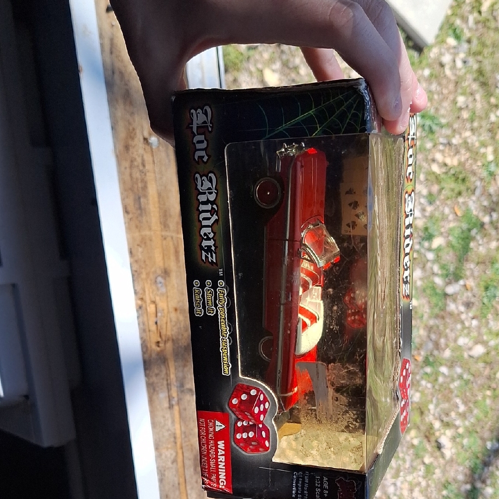 Red Die-Cast Lowrider Car Toy - Collectable